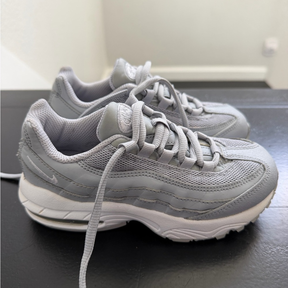 Nike AirMax ‘95 Kids Size 12C Light Grey Sneakers - Brand New